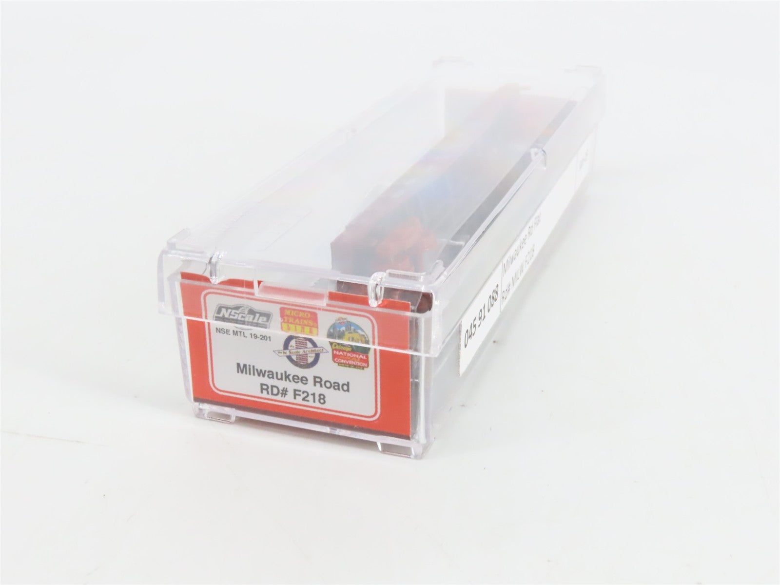 N Scale Micro-Trains NSE MTL 19-201 MILW Milwaukee Road 45' Flat Car #F218