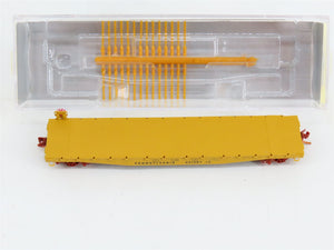 N Scale Micro-Trains NSEMTL11-79 Pennsylvania 50' Flat Car with Load of Rail RTR