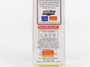 N Scale Micro-Trains NSEMTL11-79 Pennsylvania 50' Flat Car with Load of Rail RTR