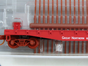 N Scale Micro-Trains NSE MTL 12-29 GN Great Northern 50' Flat Car 65029 w/ Load