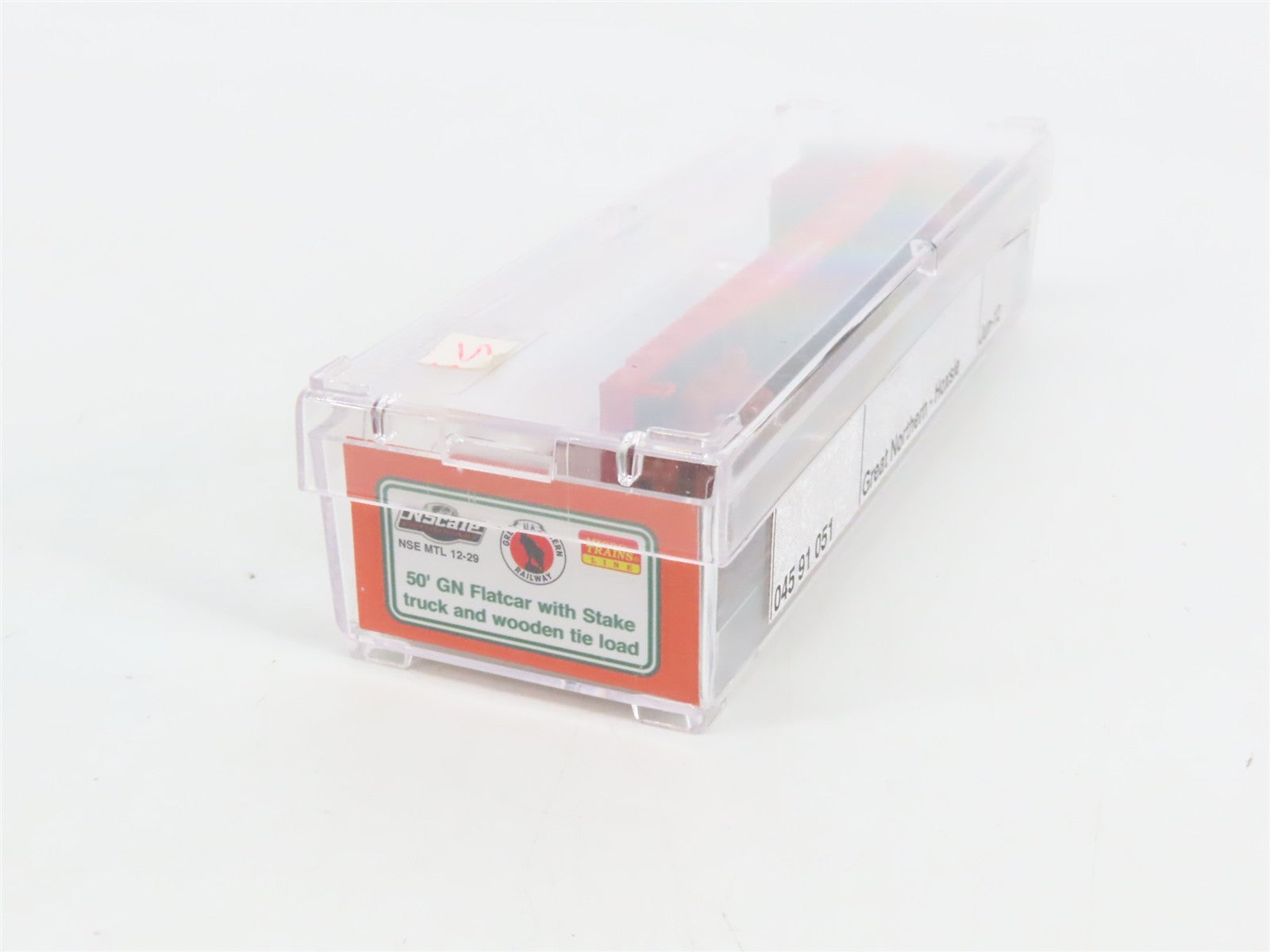 N Scale Micro-Trains NSE MTL 12-29 GN Great Northern 50' Flat Car 65029 w/ Load