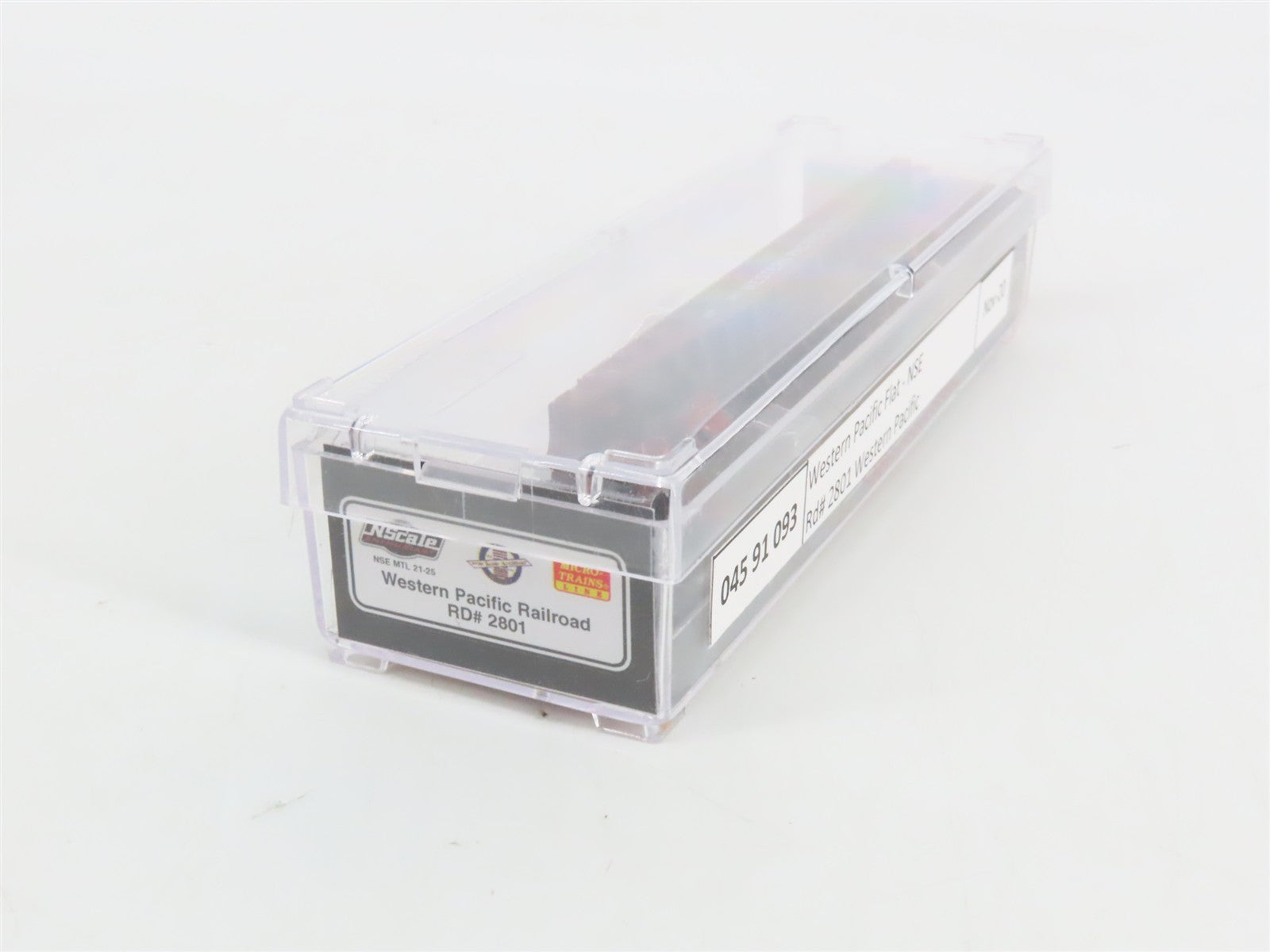 N Scale Micro-Trains 04591093 WP Western Pacific 50' Flat Car 2801 RTR