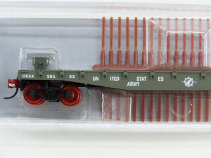 N Scale Micro-Trains NSE MTL 21-29 USAX United States Army 50' Flat Car #38133