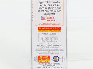 N Scale Micro-Trains NSE MTL 21-29 USAX United States Army 50' Flat Car #38133