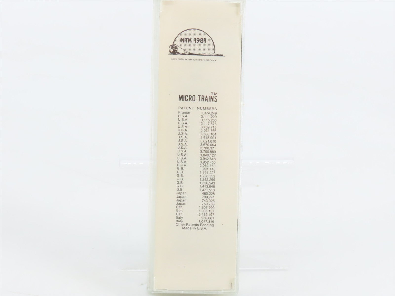 N Scale Micro-Trains NMRA National Convention 50' 50' Standard Box Car 1981 RTR