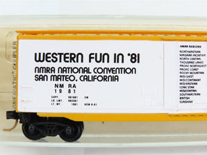 N Scale Micro-Trains NTK NTRAK 50' Box Car 1981 RTR