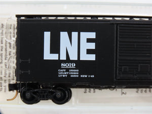 N Scale Micro-Trains 20930 LNE Lehigh & New England 40' Box Car 8019 RTR
