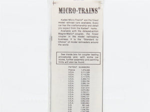N Scale Micro-Trains 20930 LNE Lehigh & New England 40' Box Car 8019 RTR