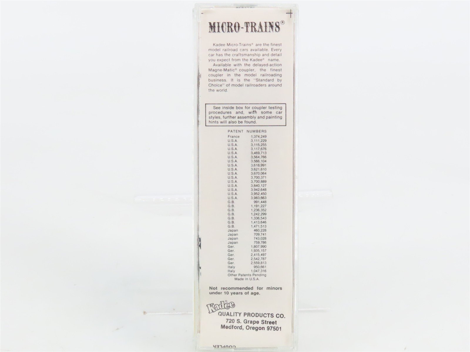 N Scale Micro-Trains 20750 Soo Line 40' Box Car 43980 RTR