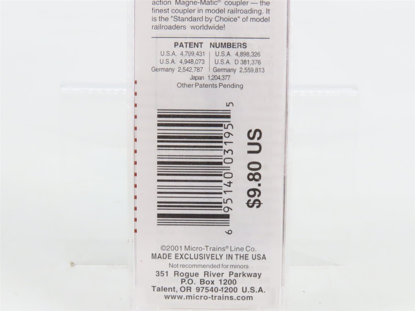 N Scale Micro-Trains MTL 45160 WM Western Maryland 50' Flat Car 2645 RTR