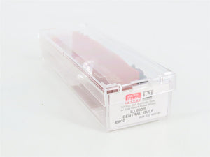 N Scale Micro-Trains MTL 45010 Illinois Central Gulf 50' Fishbelly Flat Car RTR