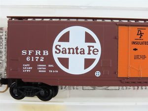 N Scale Micro-Trains MTL 32050/3 SFRB Santa Fe 50' Plug Door Box Car 6172 RTR