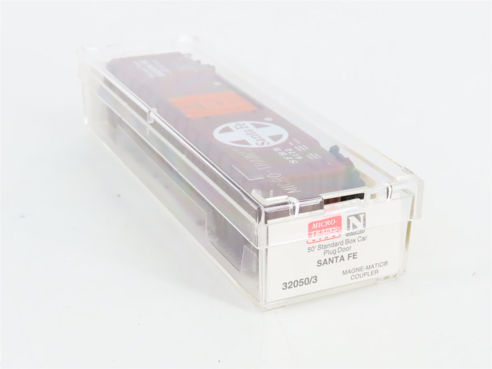 N Scale Micro-Trains MTL 32050/3 SFRB Santa Fe 50' Plug Door Box Car 6172 RTR