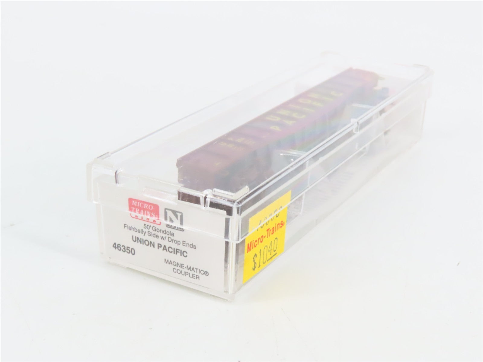 N Micro-Trains MTL 46350 UP Union Pacific 50' Fishbelly Side Gondola #30294