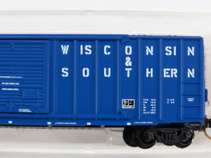 N Scale Micro-Trains MTL 25570 Wisconsin & Southern 50' Rib Side Box Car RTR