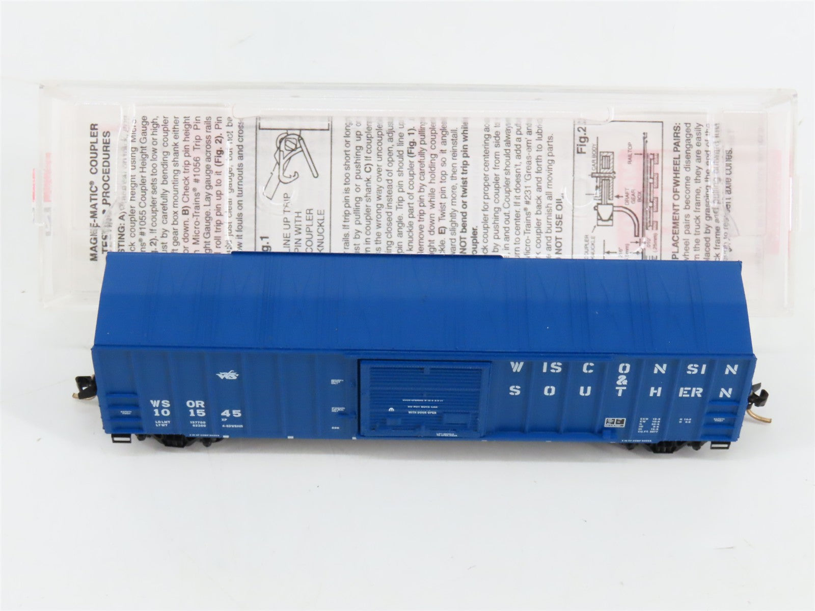 N Scale Micro-Trains MTL 25570 Wisconsin & Southern 50' Rib Side Box Car RTR