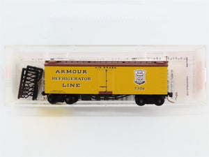 N Scale Micro-Trains MTL 58030 Armour Refrigerator Line 36' Reefer 7306 RTR