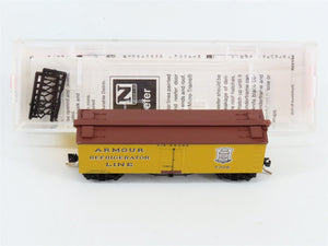 N Scale Micro-Trains MTL 58030 Armour Refrigerator Line 36' Reefer 7306 RTR