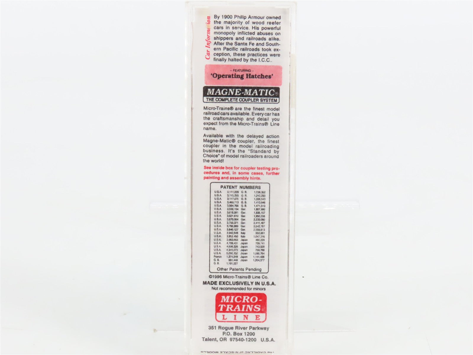 N Scale Micro-Trains MTL 58030 Armour Refrigerator Line 36' Reefer 7306 RTR