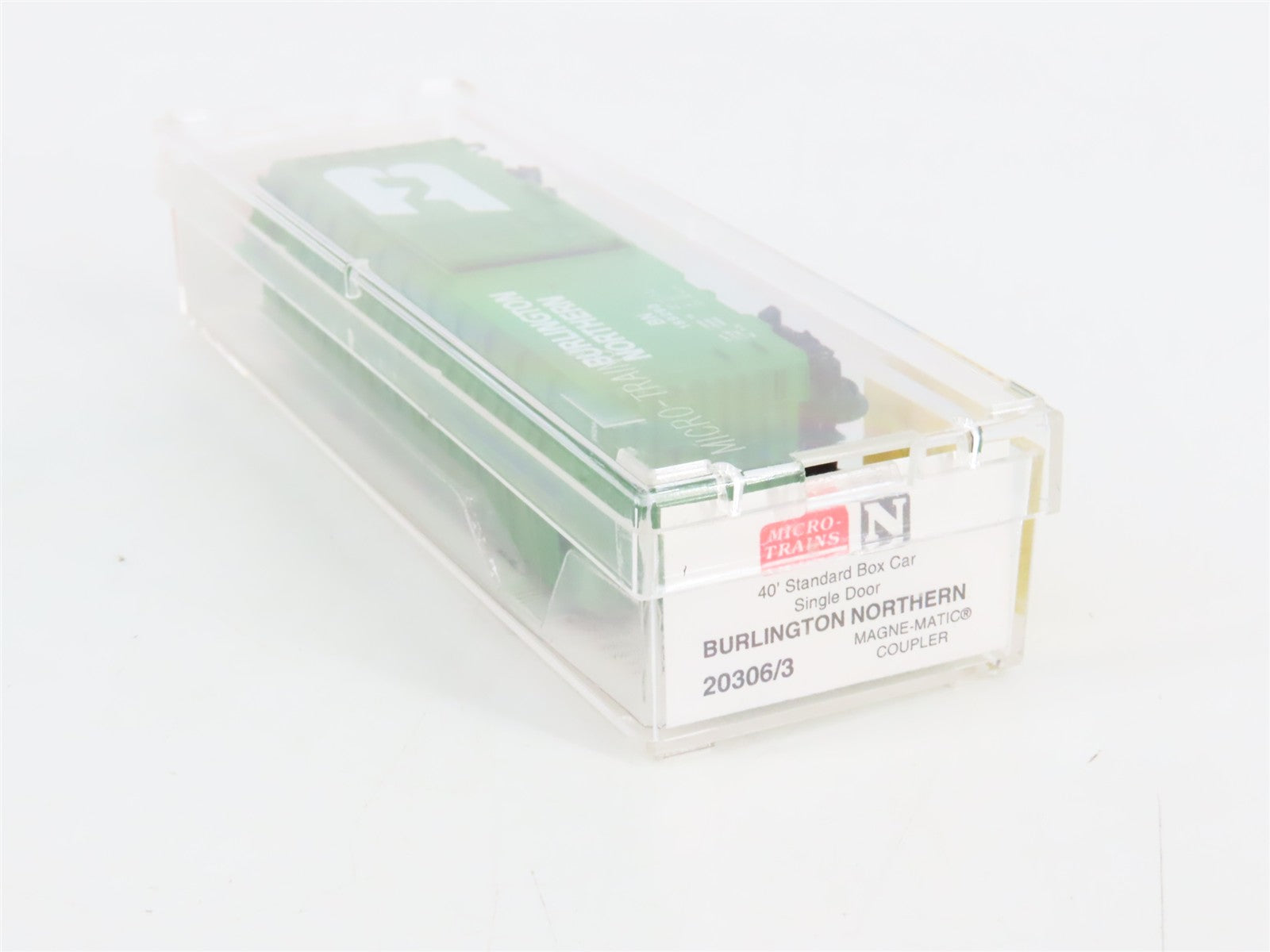 N Scale Micro-Trains MTL 20306/3 BN Burlington Northern 40' Box Car 189290 RTR