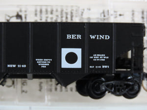 N Scale Kadee Micro-Trains MTL 56240 BWCX Berwind 33' 2-Bay Open Hopper 5025 RTR