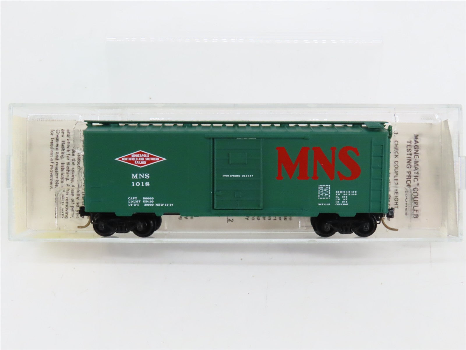 N Scale Micro-Trains MTL 20840 Minneapolis, Northfield & Southern Box Car RTR
