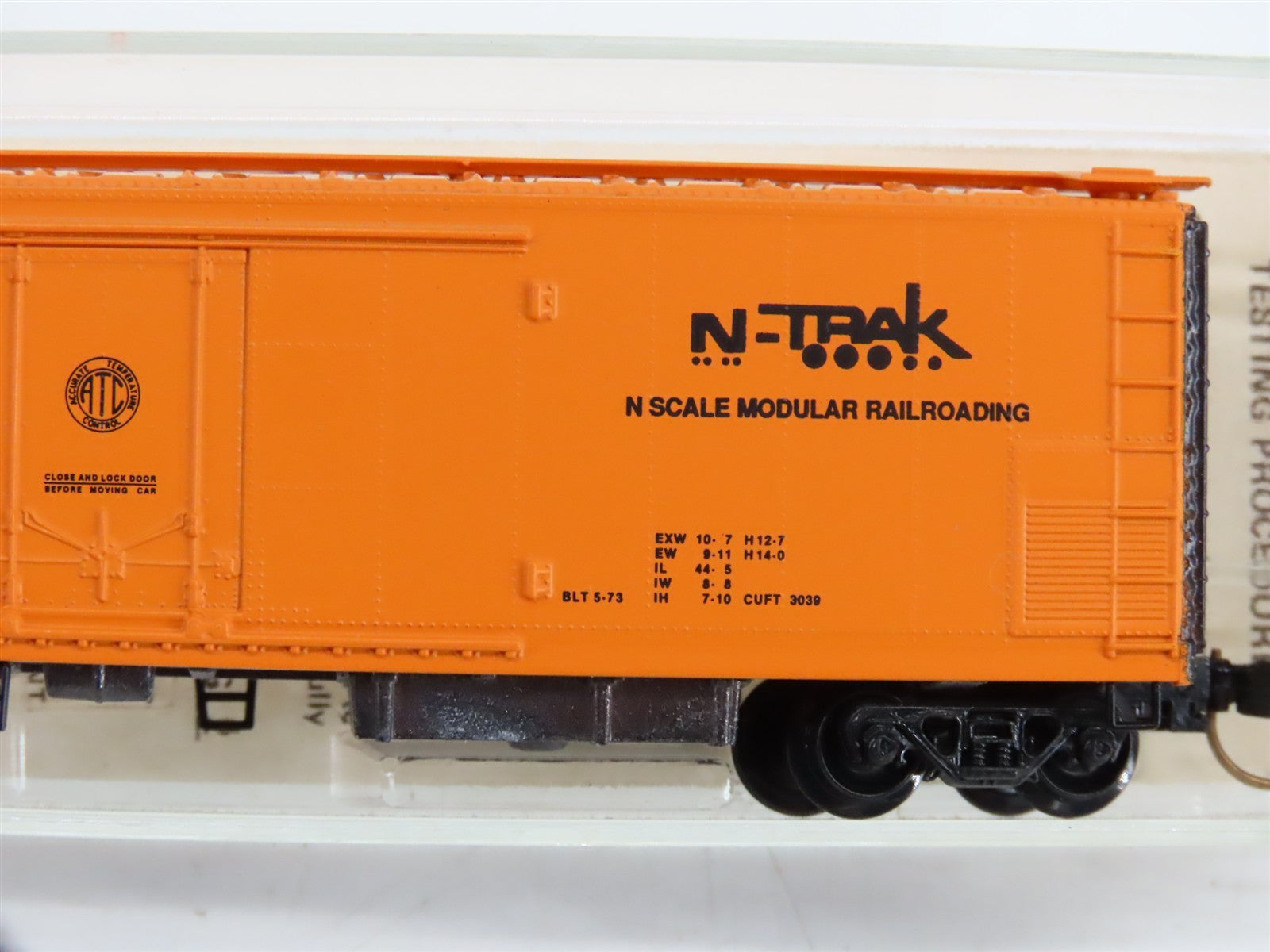N Scale Micro-Trains MTL NTK N-Trak Box Car 1973-88 RTR