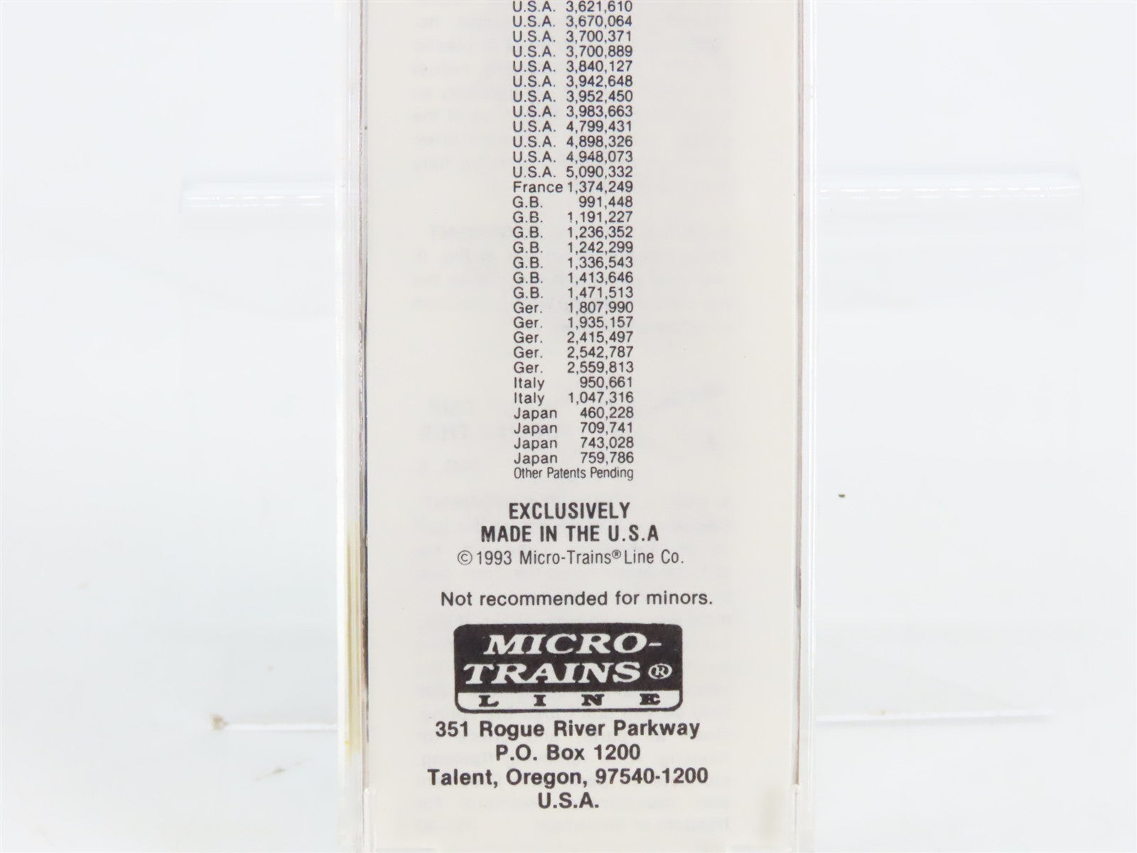 N Scale Micro-Trains MTL 34090 UP Union Pacific 50' Double Door Box Car #160253