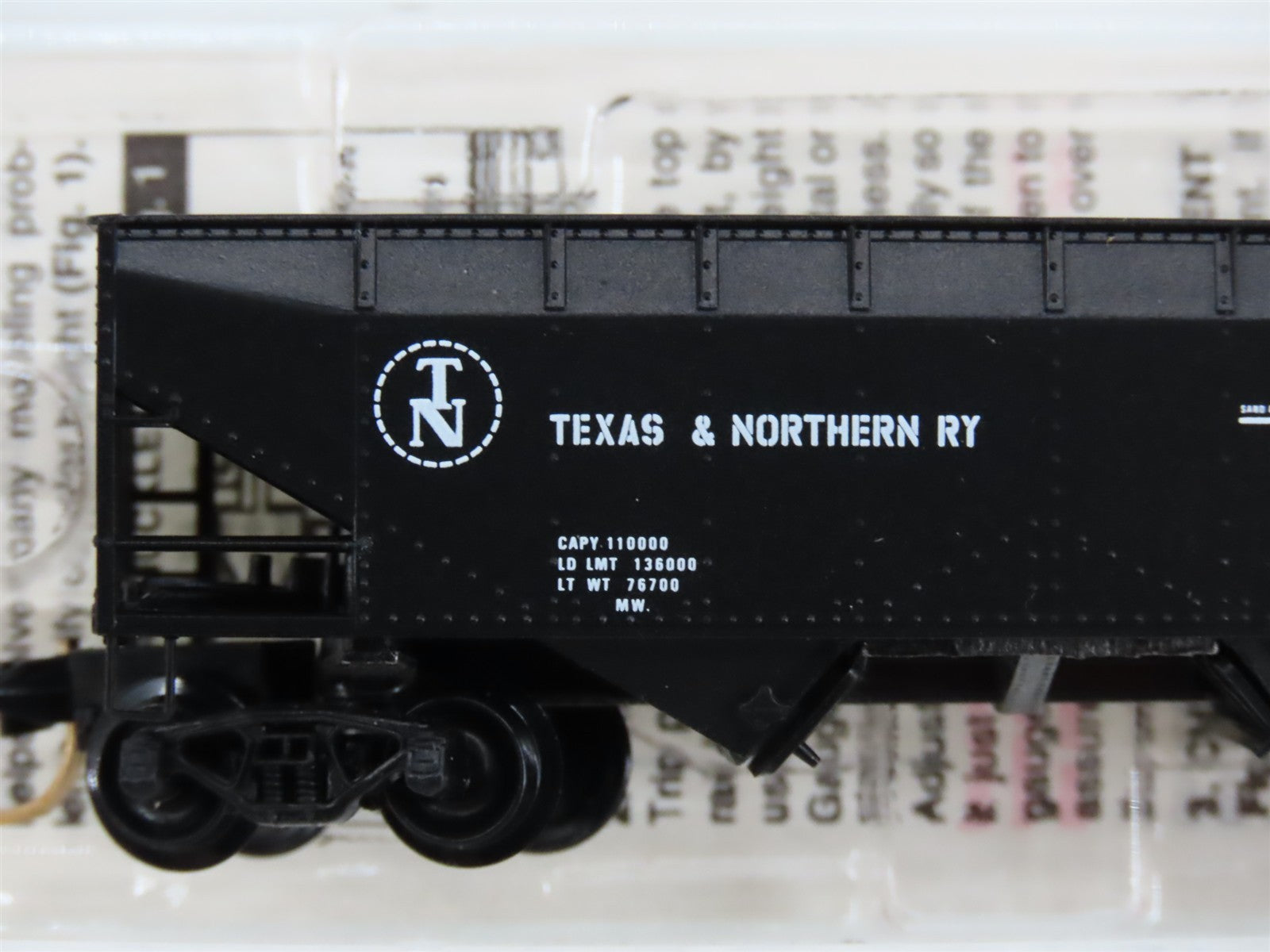 N Scale Micro-Trains MTL 55350 Texas & Northern 33' 2-Bay Hopper 108751 RTR