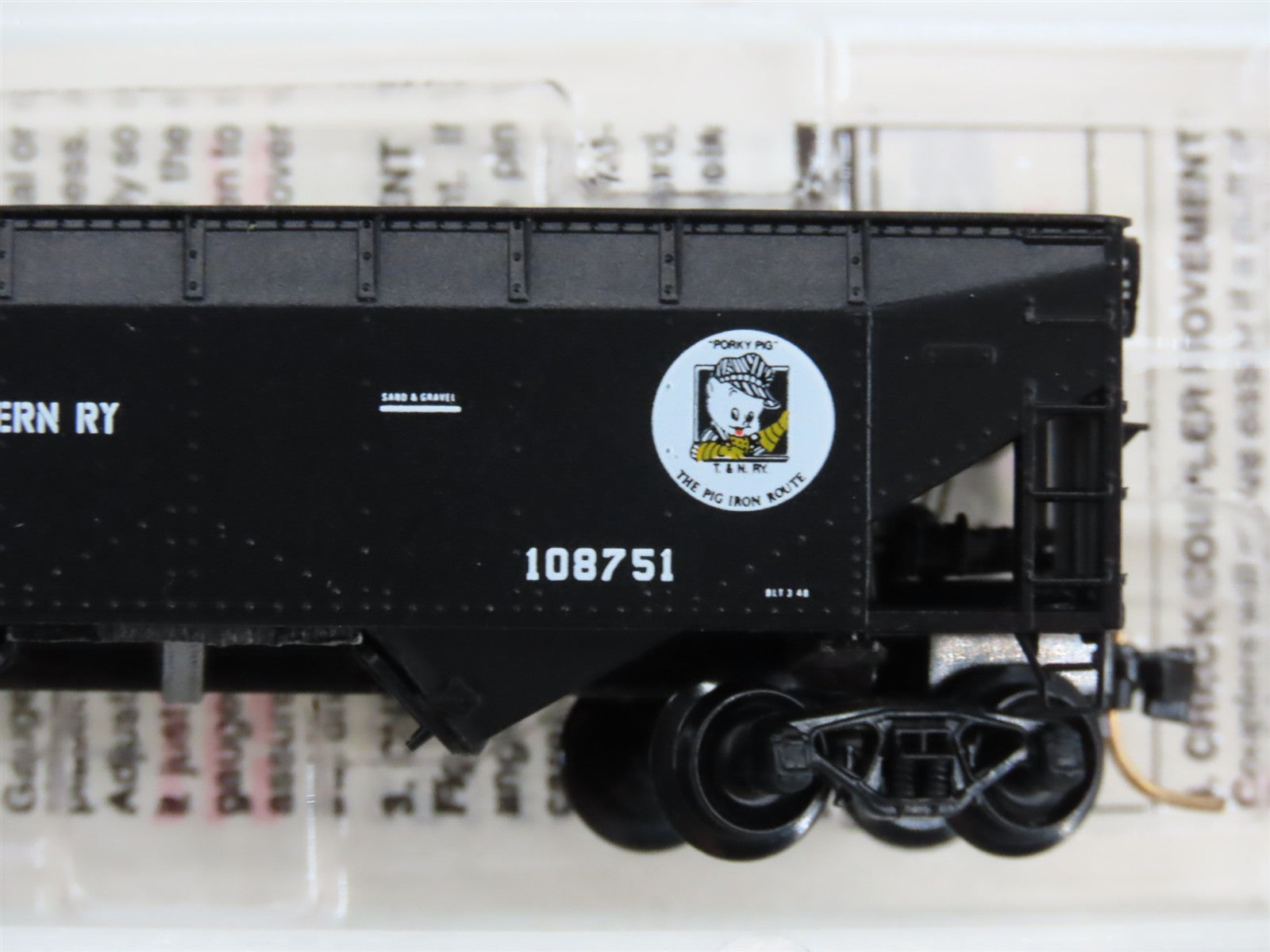 N Scale Micro-Trains MTL 55350 Texas & Northern 33' 2-Bay Hopper 108751 RTR