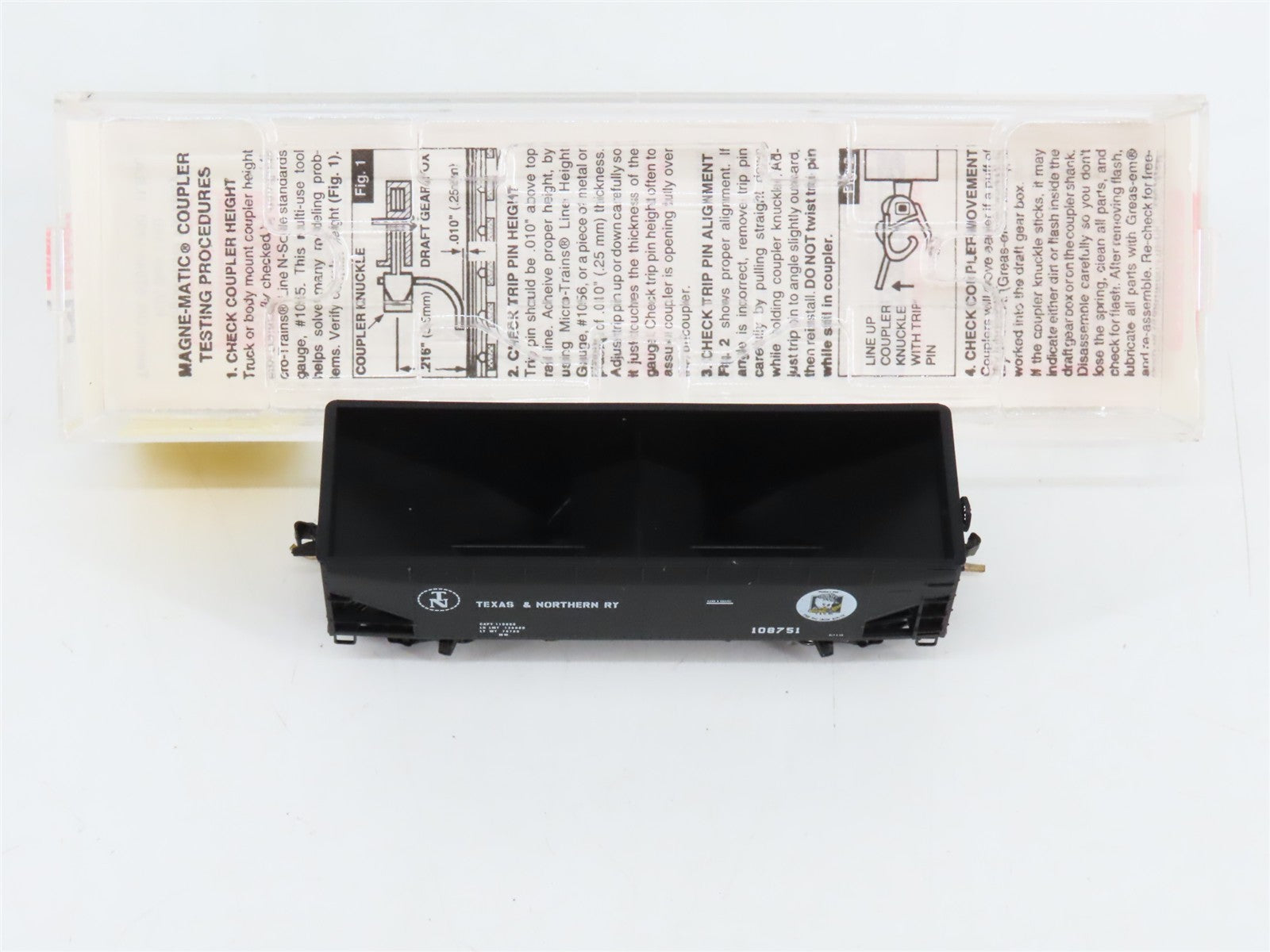 N Scale Micro-Trains MTL 55350 Texas & Northern 33' 2-Bay Hopper 108751 RTR