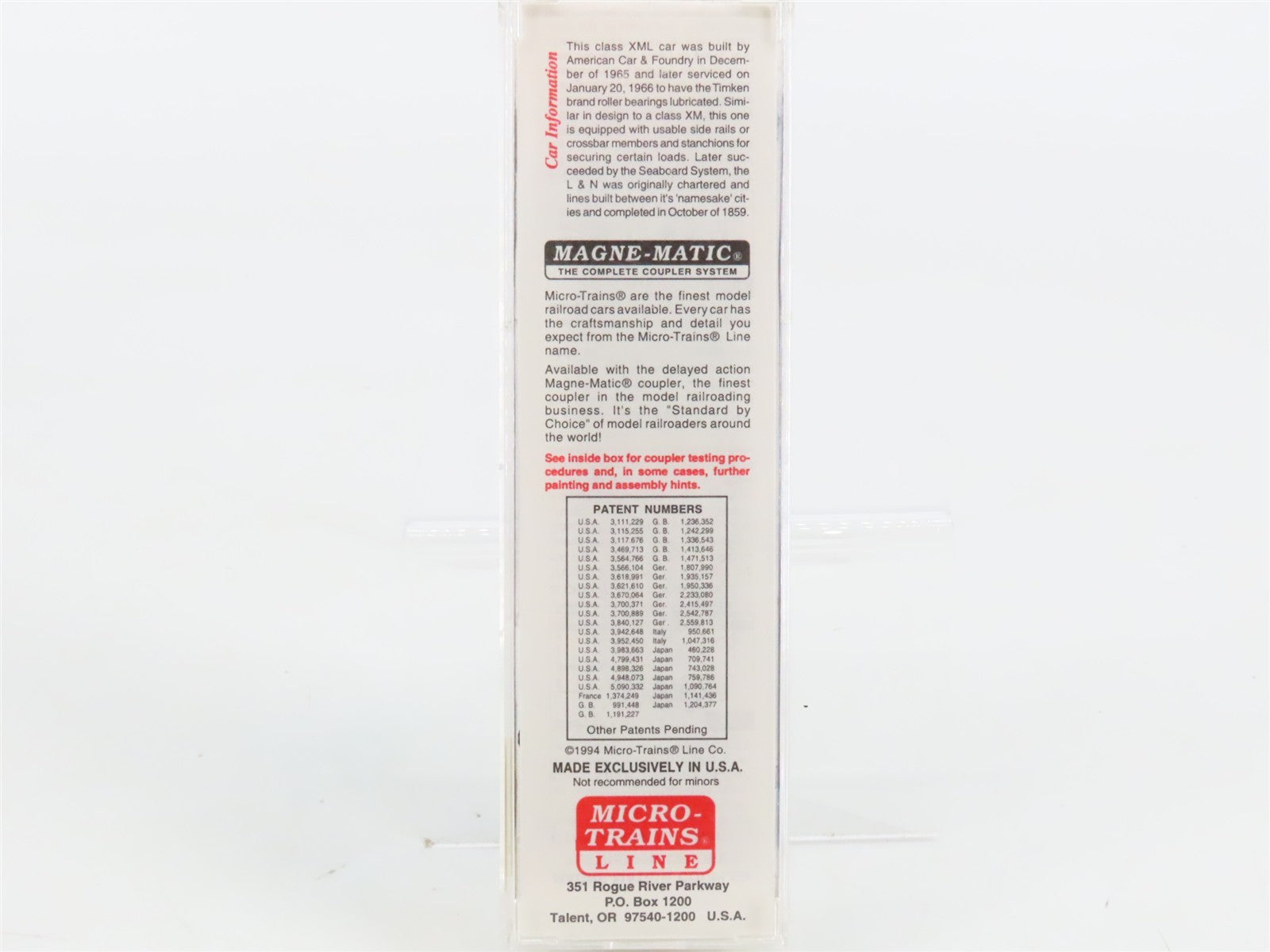 N Scale Micro-Trains MTL 32140 L&N Louisville & Nashville Box Car 103783 RTR