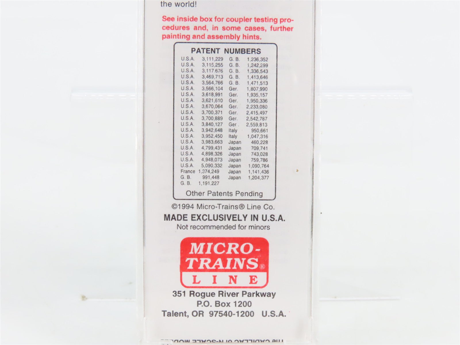 N Scale Micro-Trains MTL 20360 EL Erie Lackawanna 40' Box Car 74632 RTR