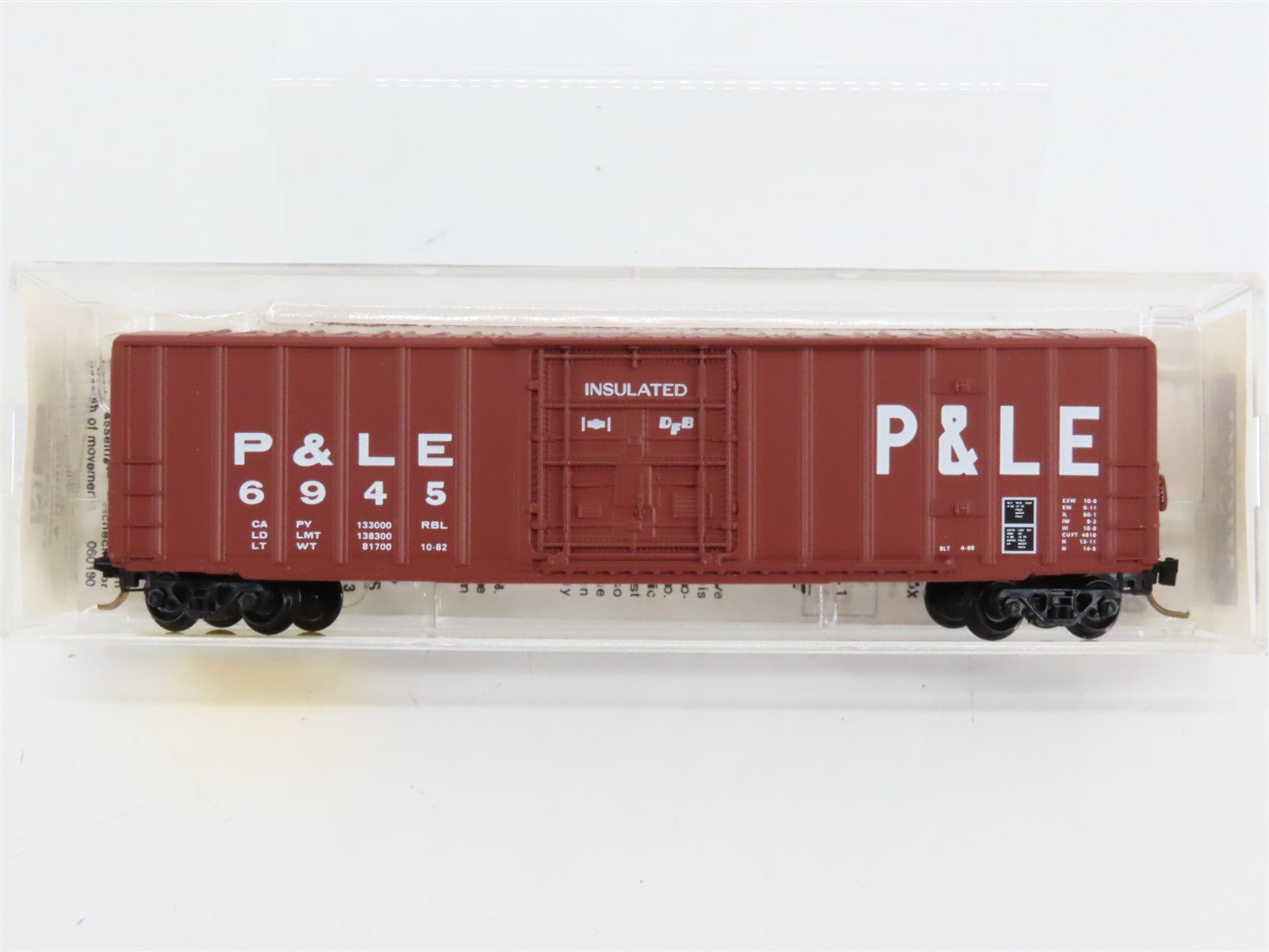 N Scale Micro-Trains MTL 27050 P&LE Pittsburgh & Lake Erie 50' Box Car 6945 RTR