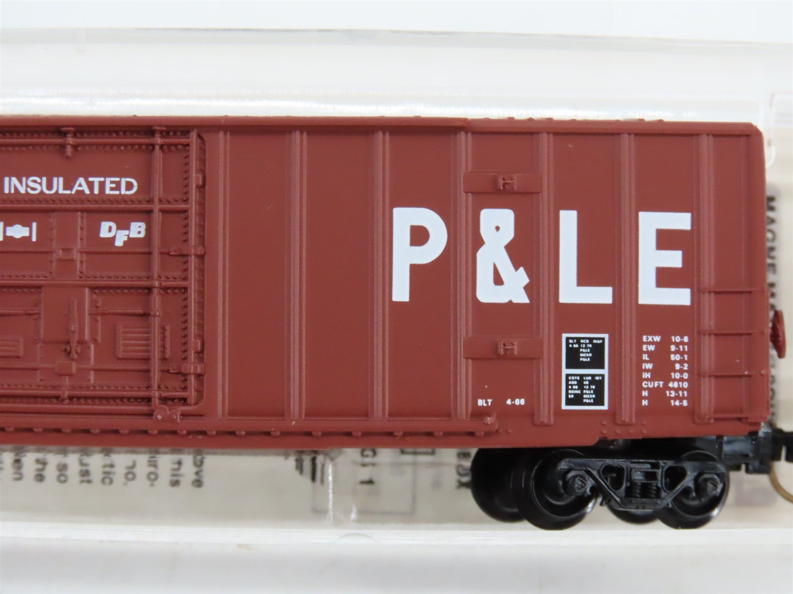 N Scale Micro-Trains MTL 27050 P&LE Pittsburgh & Lake Erie 50' Box Car 6945 RTR