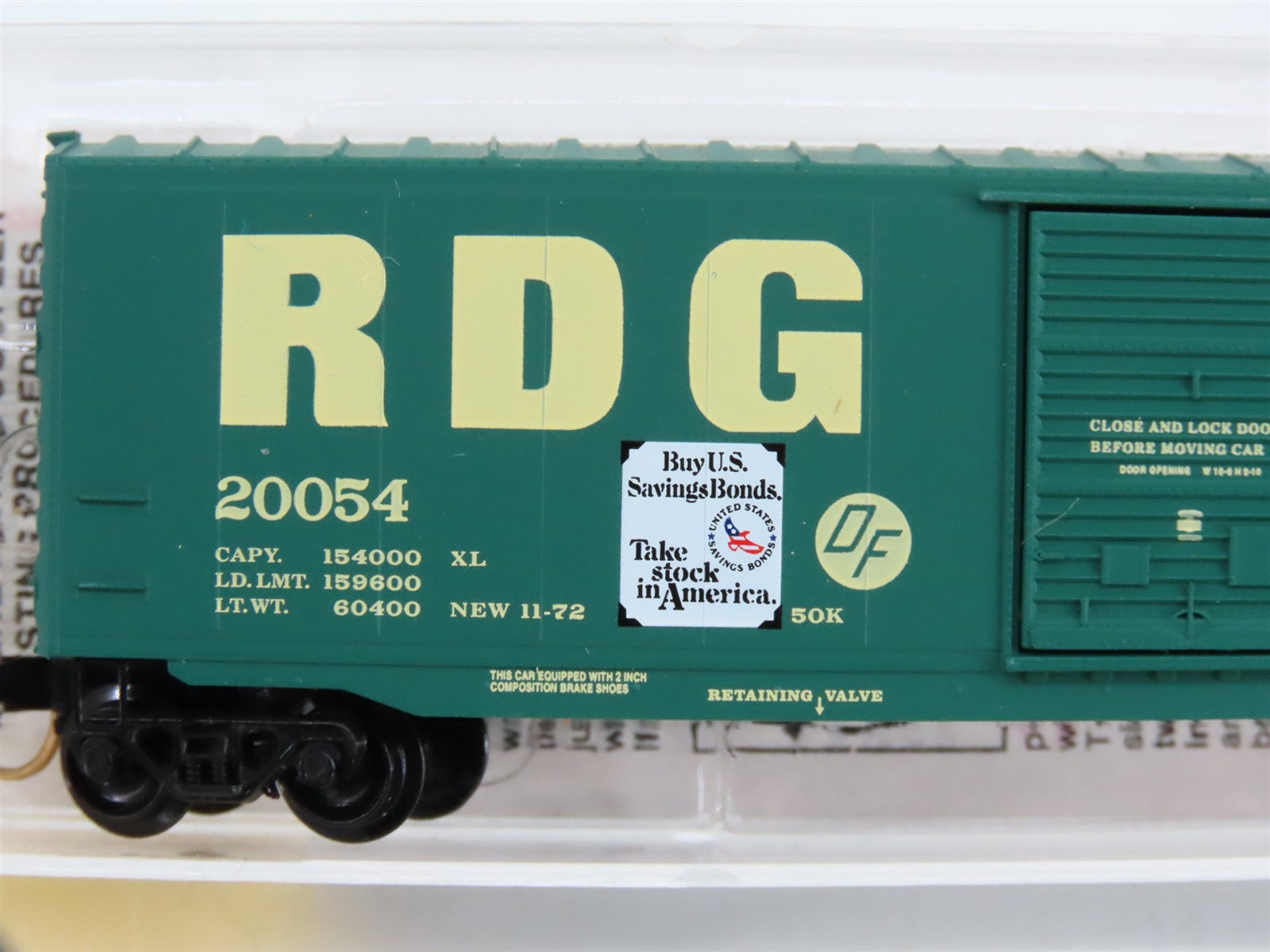 N Scale Micro-Trains MTL 77020 RDG Reading 50' Box Car 20054 RTR