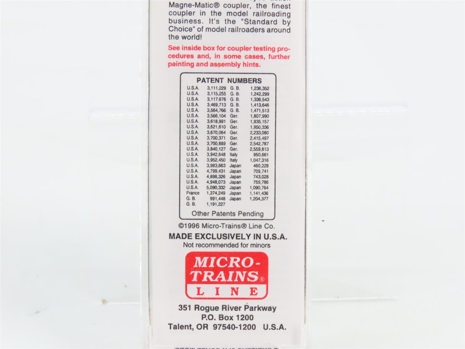N Scale Micro-Trains MTL 77020 RDG Reading 50' Box Car 20054 RTR
