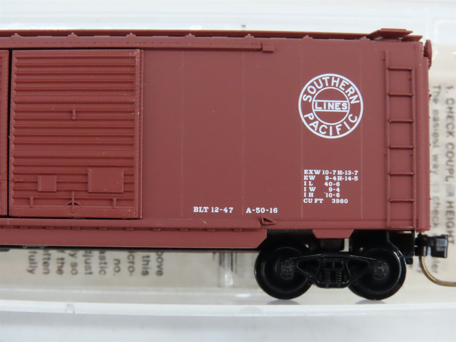 N Scale Micro-Trains MTL 23020 SP Southern Pacific 40' Box Car 66375 RTR