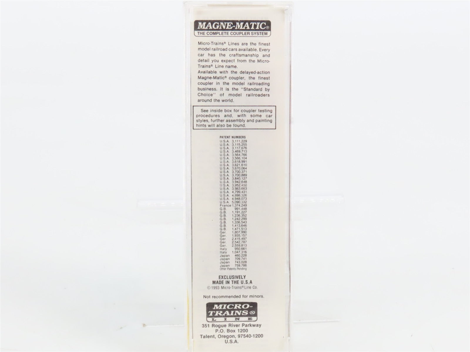 N Scale Micro-Trains MTL 23020 SP Southern Pacific 40' Box Car 66375 RTR