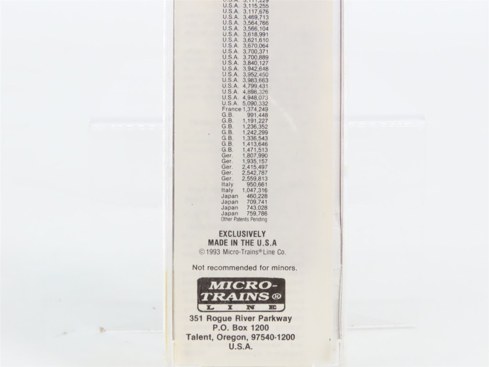N Scale Micro-Trains MTL 23020 SP Southern Pacific 40' Box Car 66375 RTR