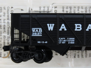 N Scale Micro-Trains MTL 57060 WAB Wabash 33' 2-Bay Hopper 39157 RTR