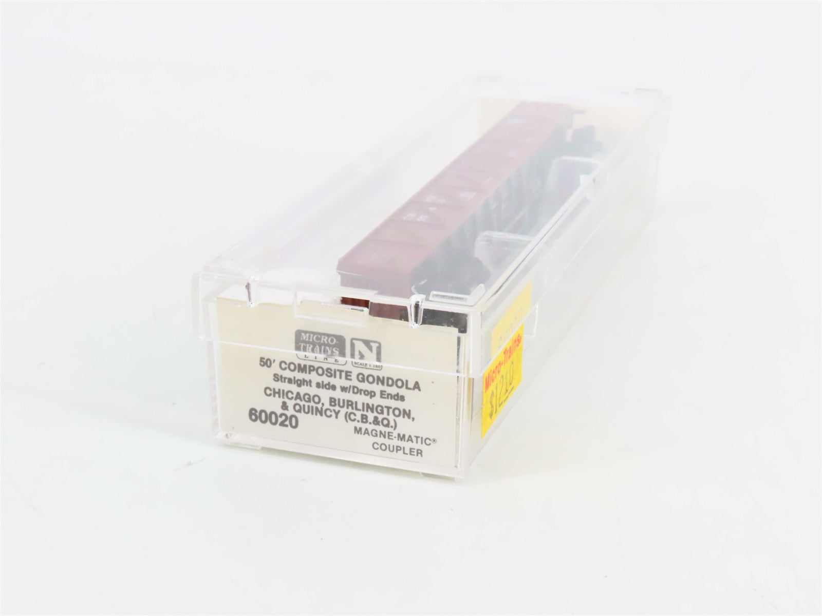 N Scale Micro-Trains MTL 60020 CB&Q Burlington Route 50' Gondola #195451