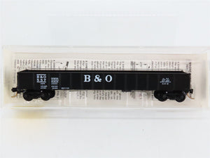 N Scale Micro-Trains MTL 48020 B&O Baltimore & Ohio 50' Gondola 557100 RTR