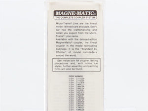 N Scale Micro-Trains MTL 48020 B&O Baltimore & Ohio 50' Gondola 557100 RTR