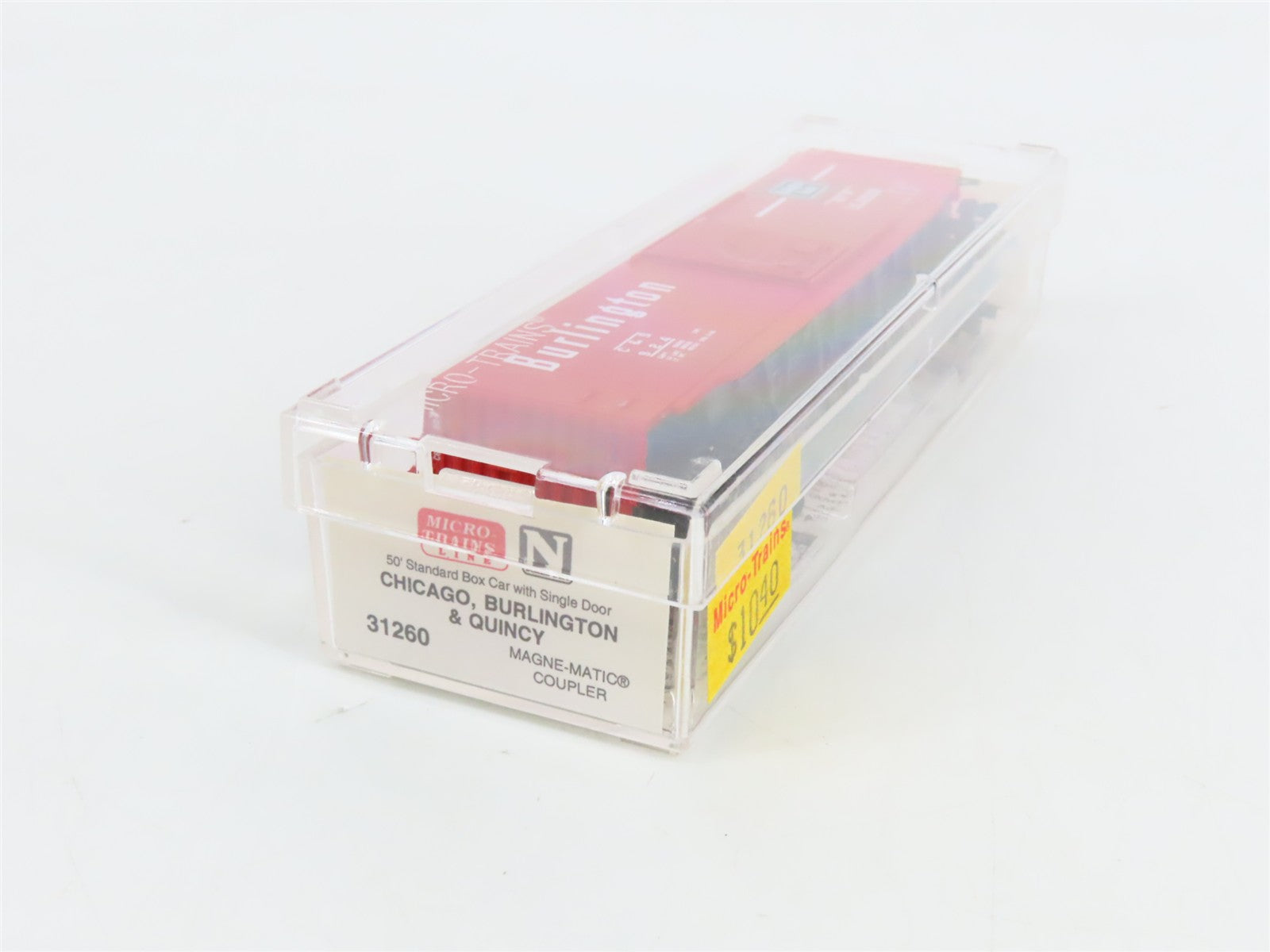 N Scale Micro-Trains MTL 31260 C&S Chicago, Burlington & Quincy 50' Box Car RTR