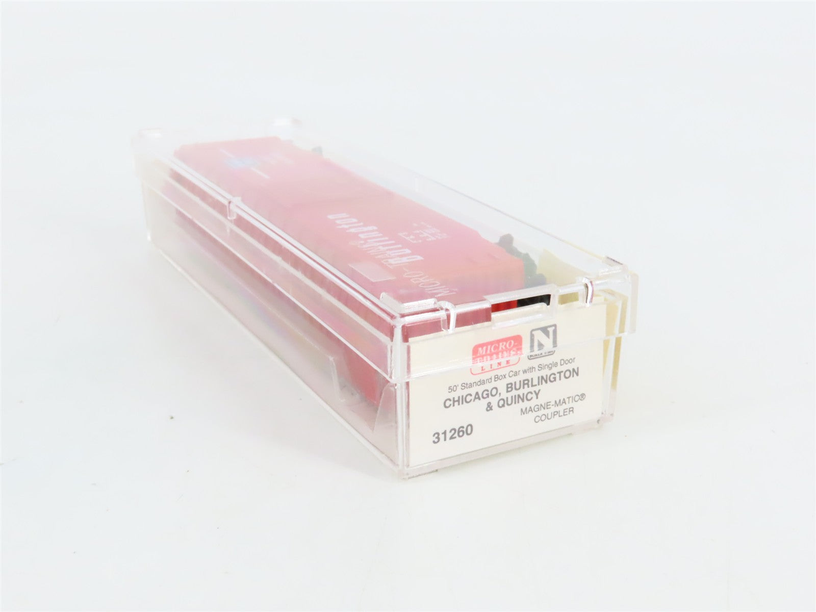 N Scale Micro-Trains MTL 31260 C&S Chicago, Burlington & Quincy 50' Box Car RTR