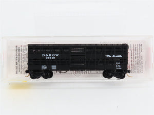 N Scale Micro-Trains MTL 35090 Denver & Rio Grande Western Stock/Cattle Car RTR