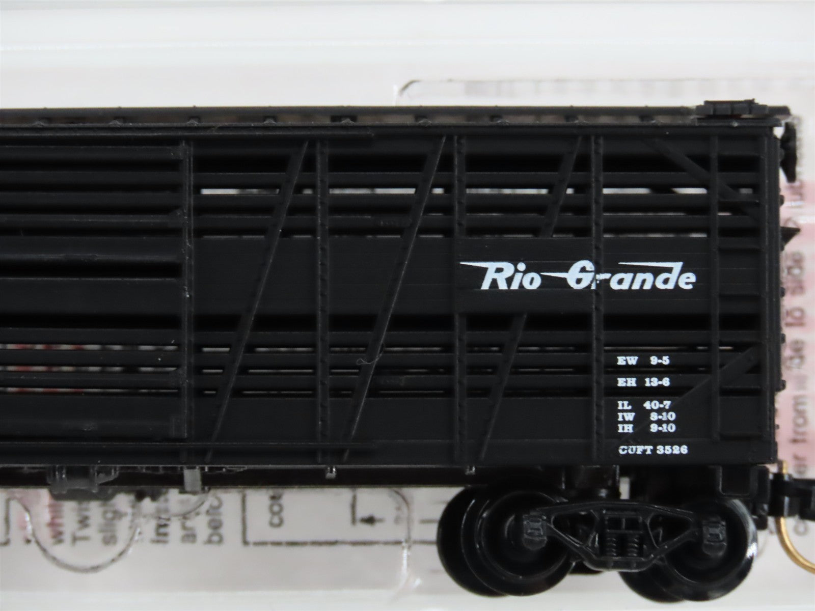 N Scale Micro-Trains MTL 35090 Denver & Rio Grande Western Stock/Cattle Car RTR