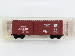 N Scale Micro-Trains MTL 20690 AA Ann Arbor 40' Single Door Box Car 1401 RTR