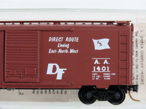 N Scale Micro-Trains MTL 20690 AA Ann Arbor 40' Single Door Box Car 1401 RTR